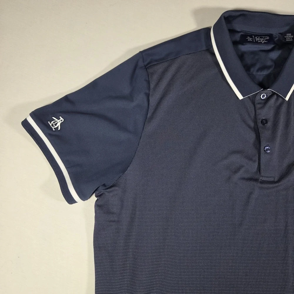 Original Penguin Polo Eco Friendly Recycled Polyester Performance Shirt Mens 3XL - Picture 5 of 7